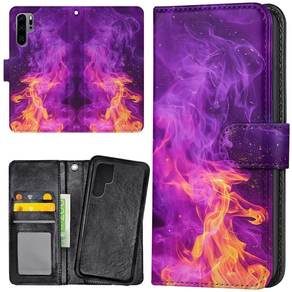 Huawei P30 Pro - Lommebok Deksel Fire