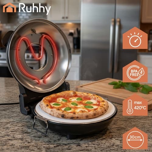 Elektrisk Pizzaugn - 1200W