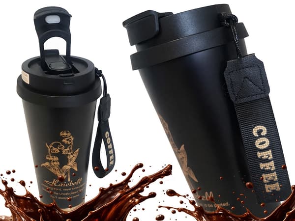 Termosmugg 530 ml med sugrör