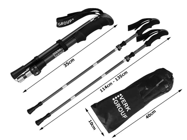 Gåstave nordic walking sæt