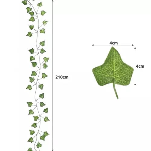 Eføy Girlander / Vedbend - Kunstig - 6 x (210 cm)