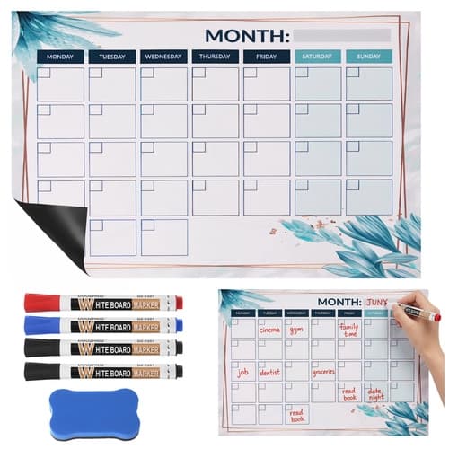 Magnetisk Kalender til Køleskab - 40x30 cm