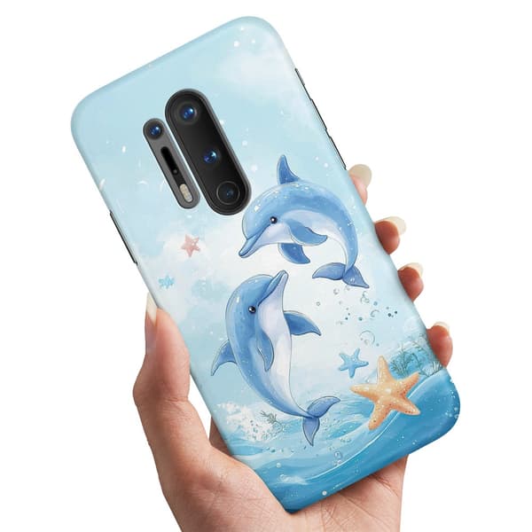 Deksel / Mobildeksel til OnePlus 8 Pro - Dolphins
