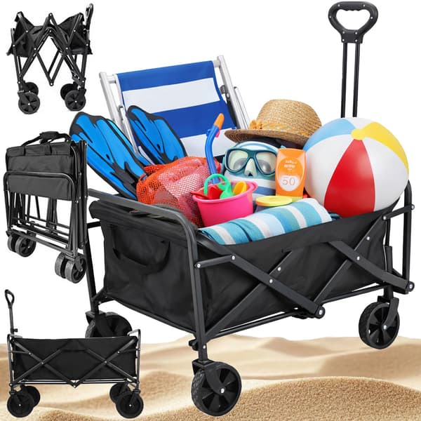 Vogn sammenleggbar transport camping strand