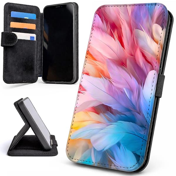 Plånboksfodral / Mobilfodral till iPhone 17 Pro Max - Feathers