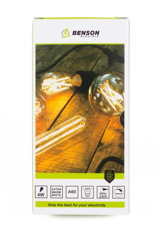 LED-lamppu filamentti A60 4 W E27 himmennettävä
