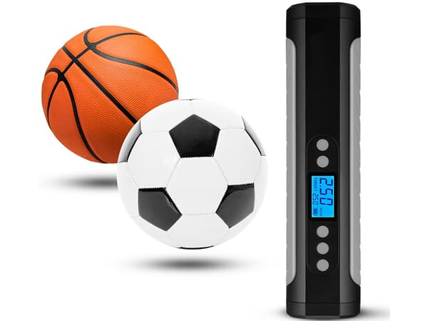 Batteripumpe for sykkelbil elkompressor 10 bar LCD