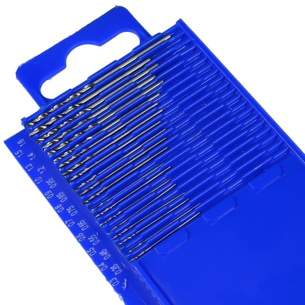 Borrset 20 delar HSS 0.3–1.6 mm