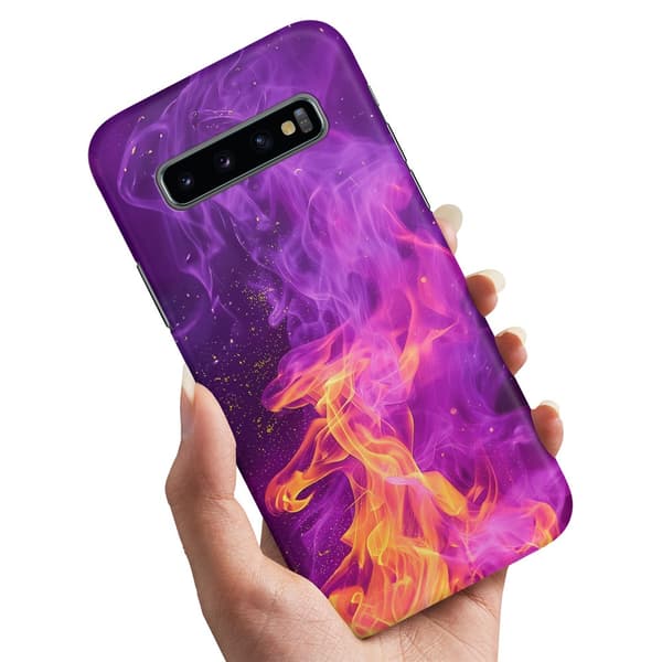 Deksel / Mobildeksel til Samsung Galaxy S10 - Fire