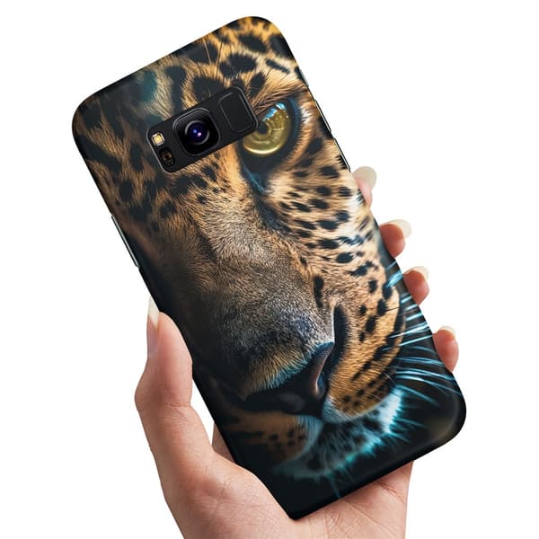 Deksel / Mobildeksel til Samsung Galaxy S8 Plus - Leopard