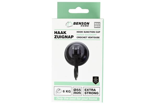 Krog sugekop Ø55 mm sort
