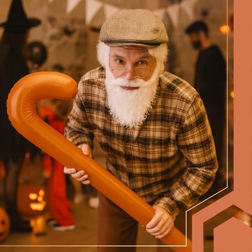 Oppblåsbar rullator - Halloween
