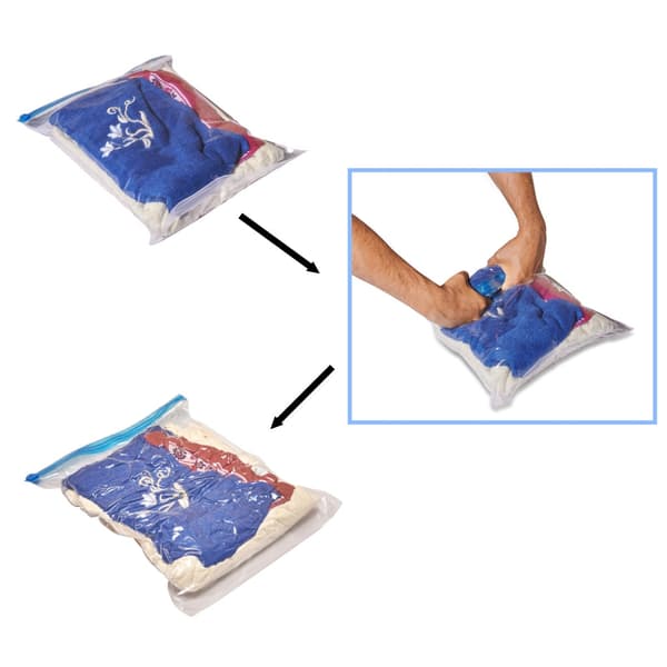 Vakuumpåsar för Kläder – 3 Storlekar – 9-pack