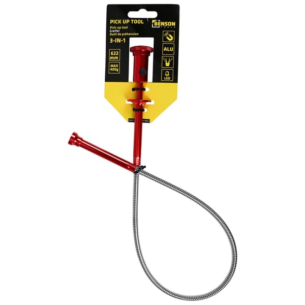 Opsamler 3-i-1 aluminium magnet LED