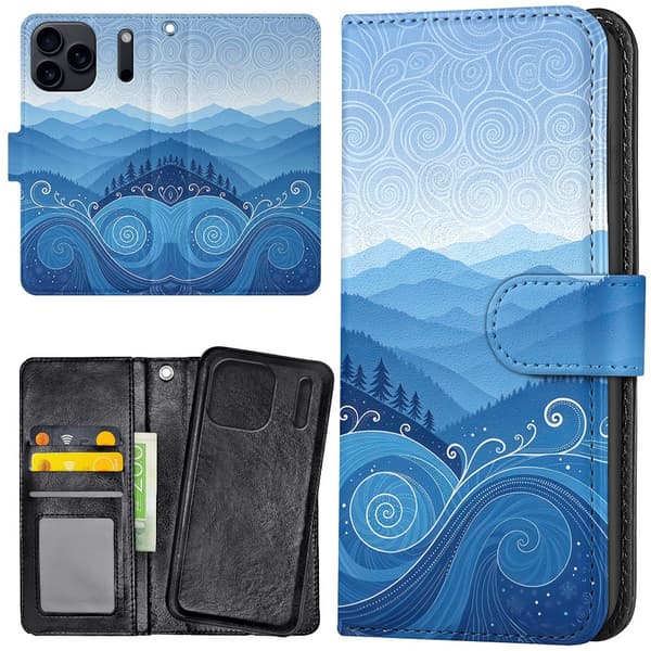 iPhone 17 Pro Max - Lommebok Deksel Blue Hills