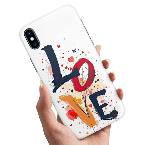 Deksel / Mobildeksel til iPhone XS Max - Love