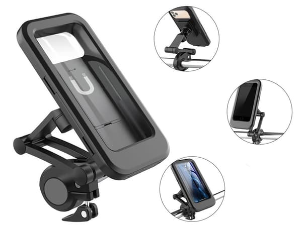 Sykketelefonholder 360° - Vanntett og låsbar