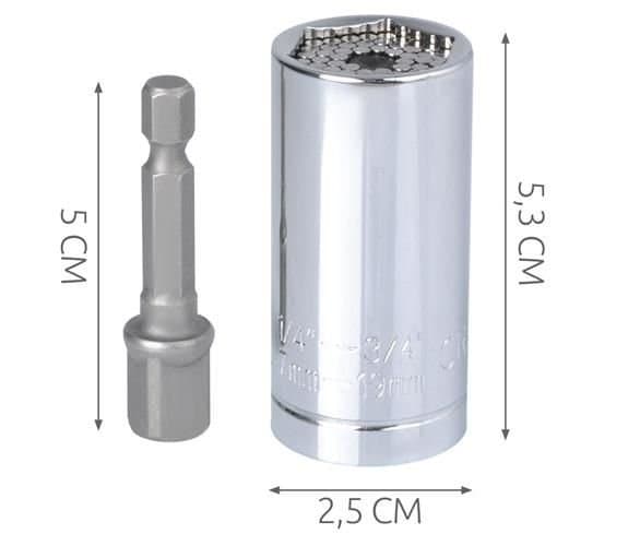Multihylse / Universalhylse - 7-19mm
