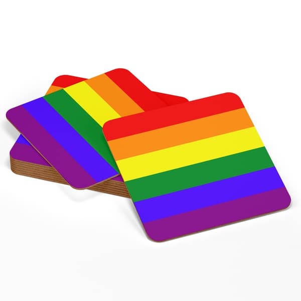 4-Kpl - Lasinaluset Pride - Lasinaluset Juomalaseille