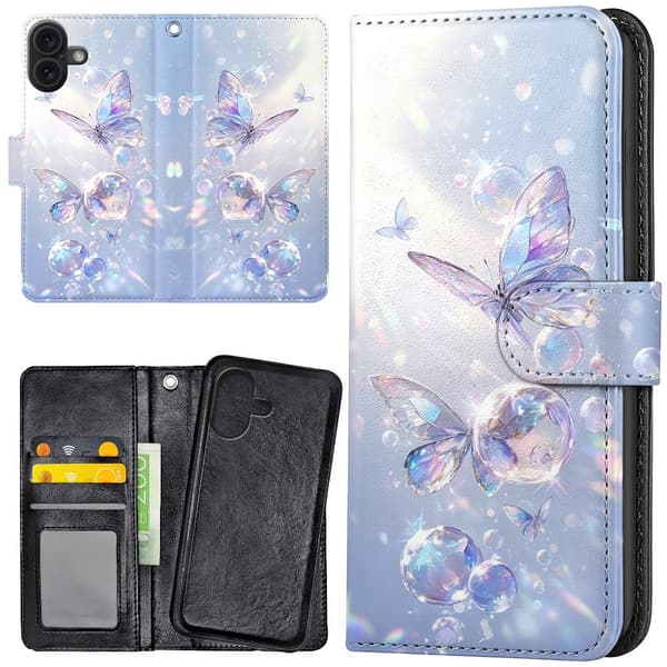 iPhone 17 - Lommebok Deksel Butterflies