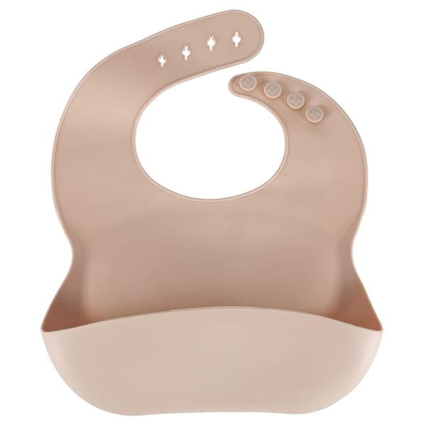 Børneservice Silikone - 9 dele - Beige
