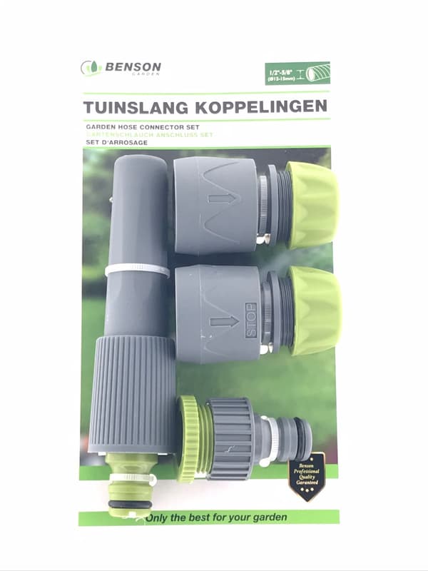 Slangkopplingsset 5 delar 1/2" mjuk
