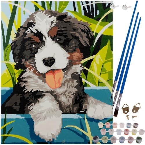 Måla Efter Nummer Kit - 40x30cm – Hund