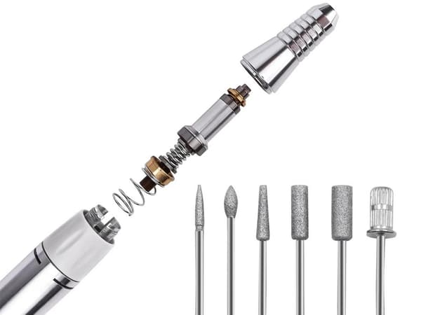 Nagelfil elektrisk 65W manikyr pedikyr set
