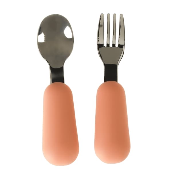 Barnservis Silikon - 4-delar - Orange