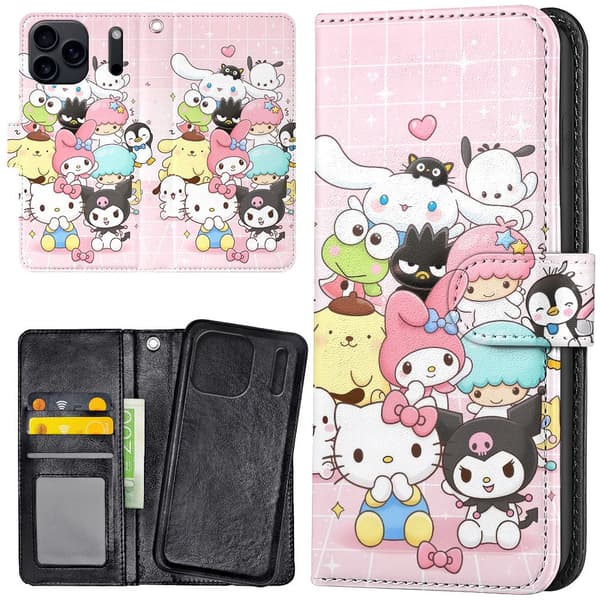 iPhone 17 Pro - Lommebok Deksel Sanrio Kitty