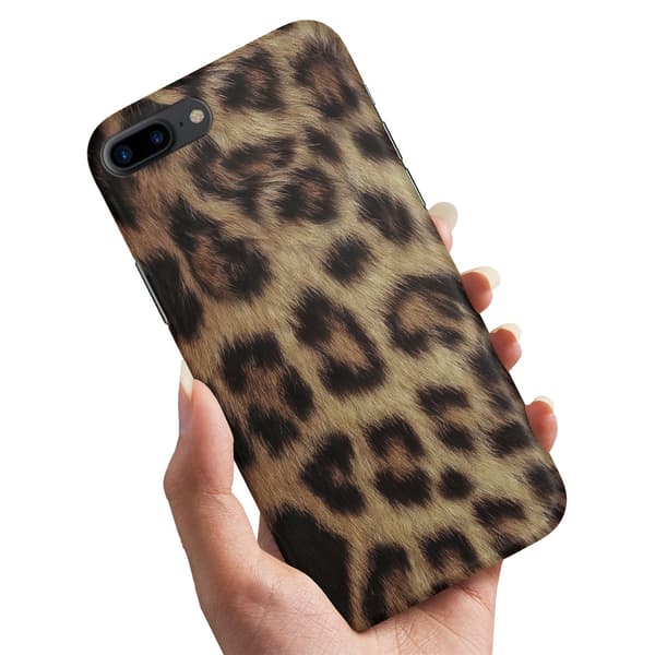 Cover / Mobilcover til iPhone 7 / 8 Plus - Leopard