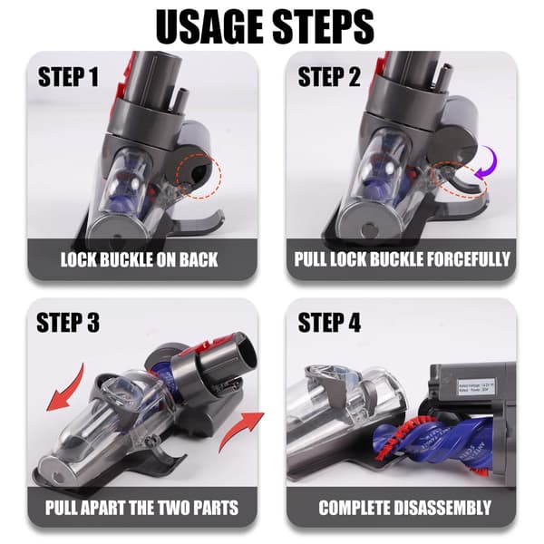 Mini Turbinmunnstykke til Dyson - V7-V15
