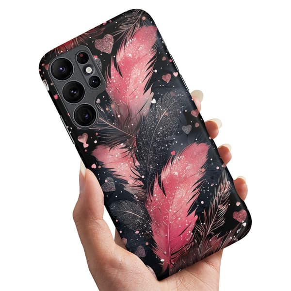 Deksel / Mobildeksel til Samsung Galaxy S24 Ultra - Feathers