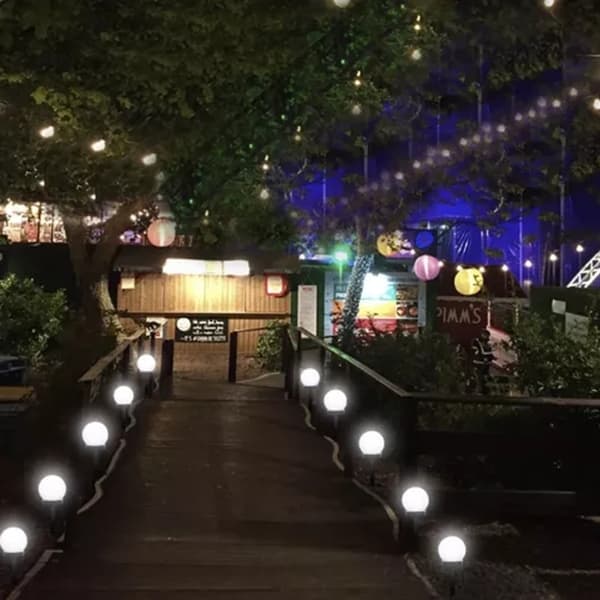 LED-puutarhavalot aurinkokennolla – 6-Kpl