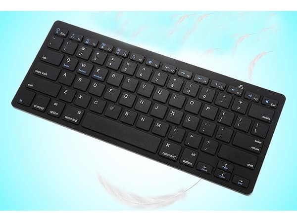 Trådløst Bluetooth-tastatur for PC iPad Mac liten slank lavprofil