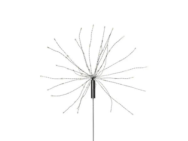 Solcellelampe LED fairy på spyd