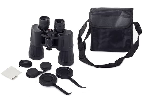 Kikkert 10×50 - Militær jaktkikkert med etui