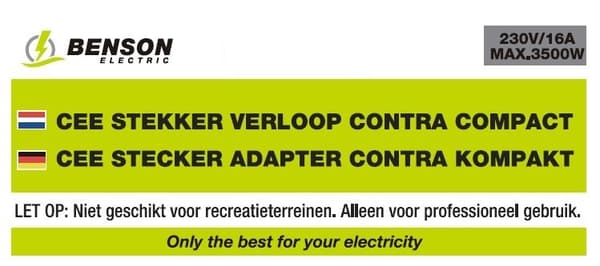 CEE-adapter kompakt