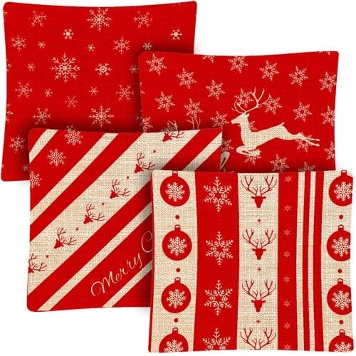4-Pack Örngott set - Jul - 45x45cm