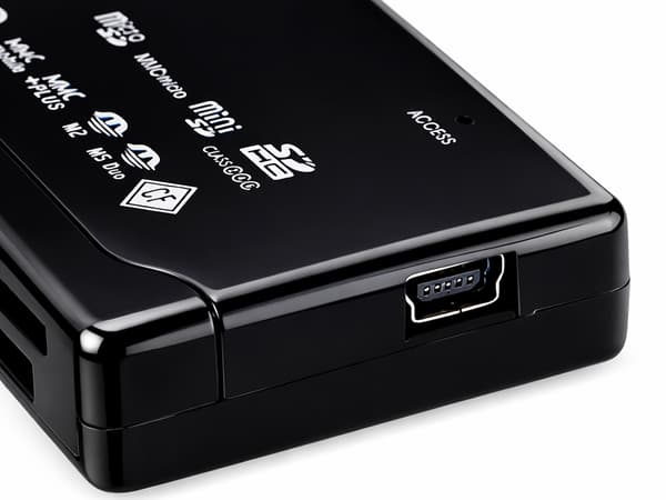 Minneskortläsare USB CF SD microSD XD MS MMC