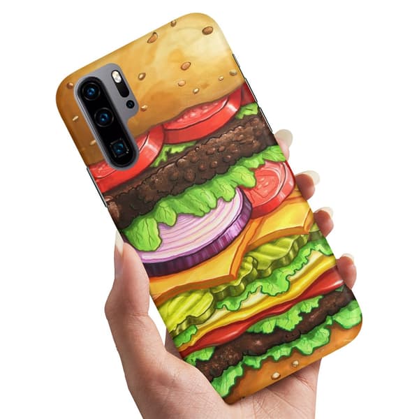 Deksel / Mobildeksel til Huawei P30 Pro - Hamburger