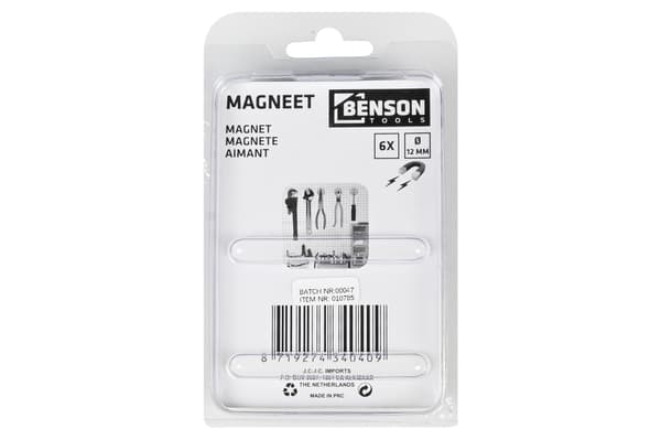 Supermagnet 6-pak 12×3 mm