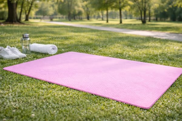 Yogamåtte 190 cm tyk