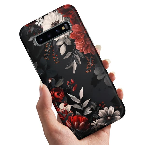 Deksel / Mobildeksel til Samsung Galaxy S10 - Flowers