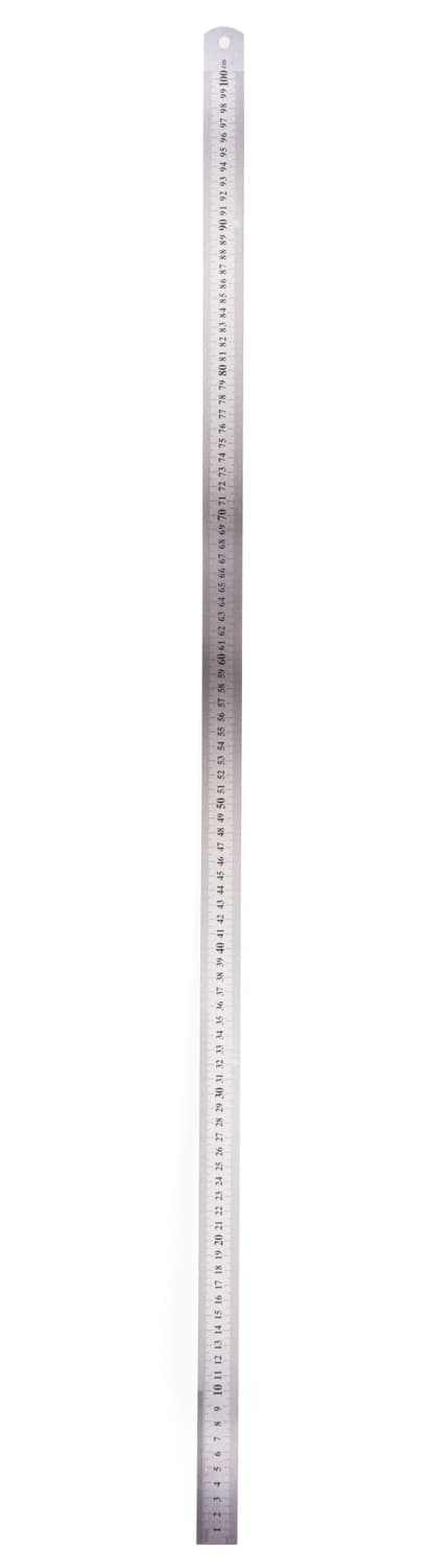 Linjalen 100 cm rostfri