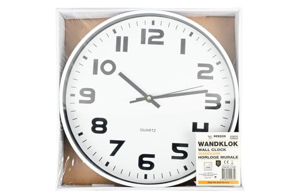 Vægklokke 30 cm mix