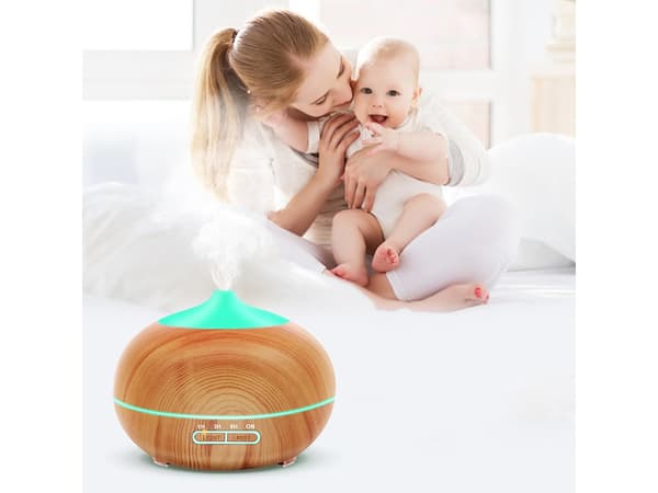 Luftfuktare aromaterapi aromdiffusor tidsbrytare rgb
