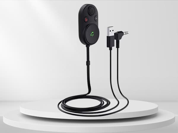 Bluetooth FM-sovitin - USB- ja AUX-liitäntä BT5.3