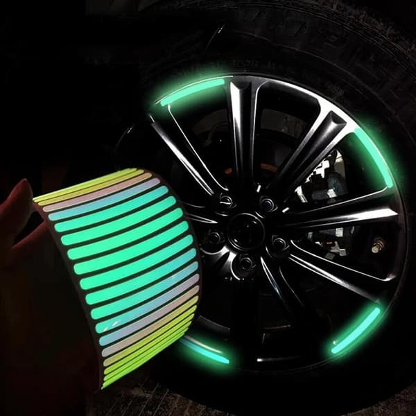 20-Pak - Selvlysende Dekaler til Bil - Glow in the Dark
