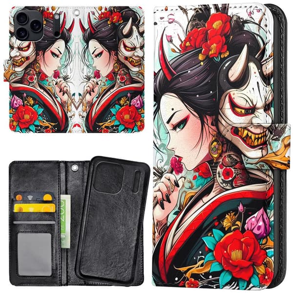 iPhone 17 Pro Max - Lommebok Deksel Anime